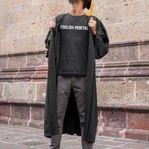 NEW Foolish mortal rpg role playing knights dungeons college degree tshirt